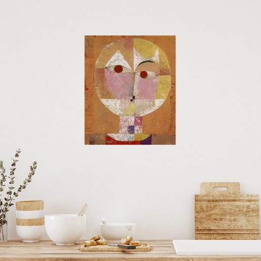 Poster Senecio, Bientôt vieilli par Paul Klee (Cuisine)