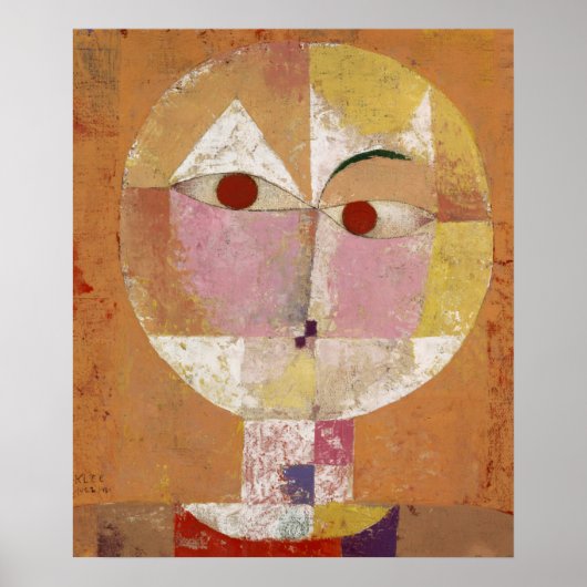Poster Senecio, Bientôt vieilli par Paul Klee (Devant)