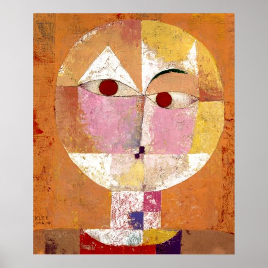 Poster Senecio de Paul Klee (Devant)