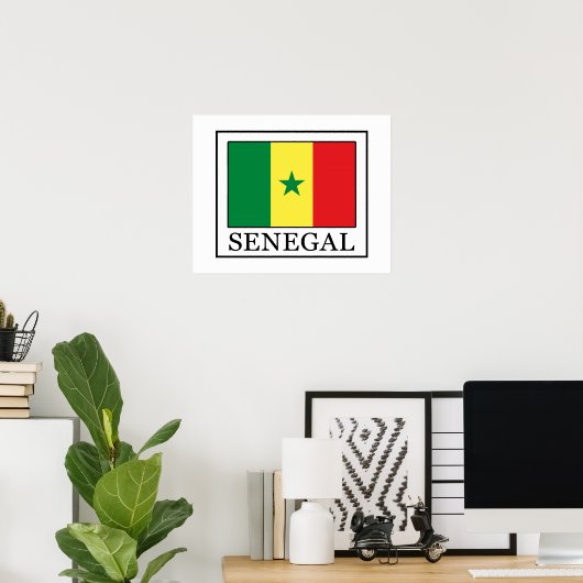 Poster Sénégal (Bureau à domicile)