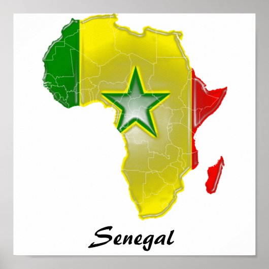 Poster Sénégal (Devant)