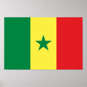 Poster Senegal Flag (Devant)