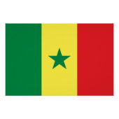 Poster Senegal Flag (Devant)