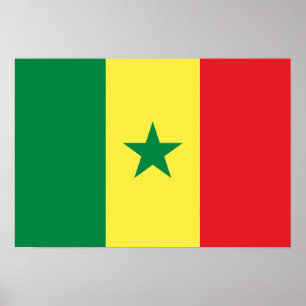 Poster Senegal Flag