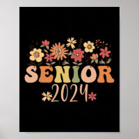 Senior 2024 Super Retro Class Of 2024 Graduation