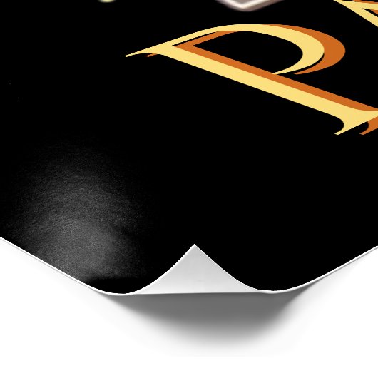 Poster Senior 2026 Class Fire Horse Personalized Glossy (Coin)