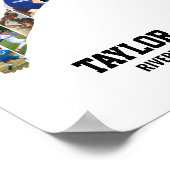 Poster Senior Baseball Pitcher Sports Photo Collage (Coin)