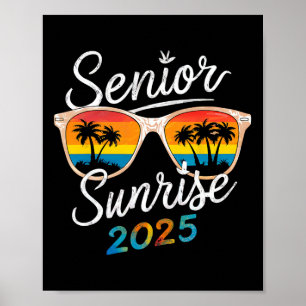Poster Senior Sunrise 2025 Retour à l'école Premier Jour