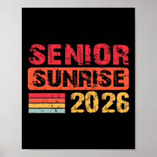 Poster Senior Sunrise 2026 Cl de 2026 Remise des diplômes