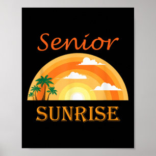Poster Senior Sunrise 2026 Jour De Graduation Fier Cl De