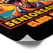Poster Seniorsaurus Senior Cl De 2025 Dinosaur Dinosaure (Coin)