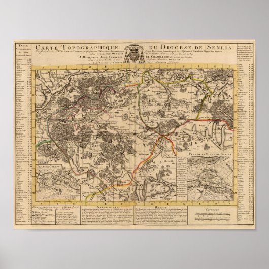 Poster Senlis France (Devant)