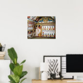 Poster Sennedjem et sa femme face à un naos (Bureau à domicile)