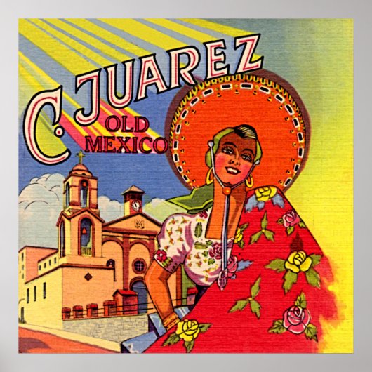 Poster Senorita espagnole de Cité Juarez (Devant)
