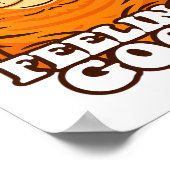 Poster Sens bon chat Cool (Coin)