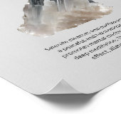 Poster Sens de cristal sélénite (Coin)