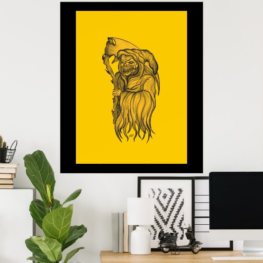 Poster Sensenmann - La mort (Bureau à domicile)