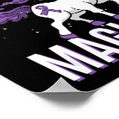 Poster Sensibilisation à la colite ulcérative IBD Unicorn (Coin)