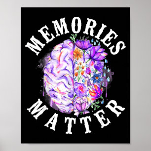 Poster Sensibilisation à la démence d'Alzheimer Vintage