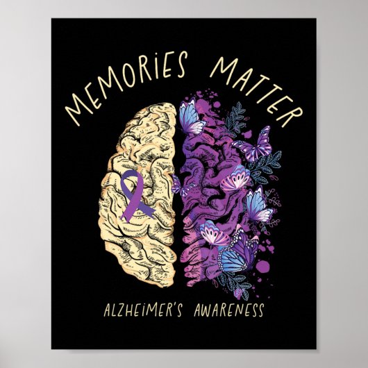 Poster Sensibilisation à la démence d'Heimerheimer Brain (Devant)