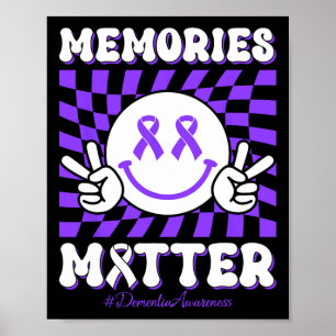 Poster Sensibilisation à la démence Souvenirs Problème He