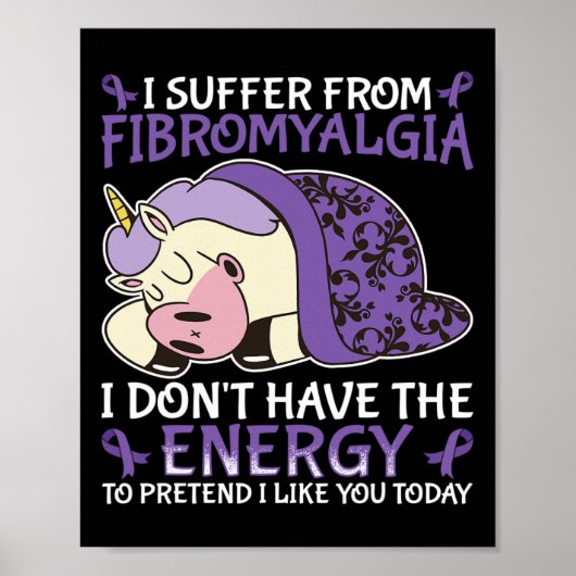 Poster Sensibilisation à la fibromyalgie (Devant)