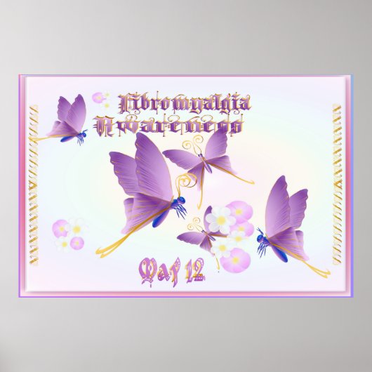 Poster Sensibilisation à la fibromyalgie (Devant)