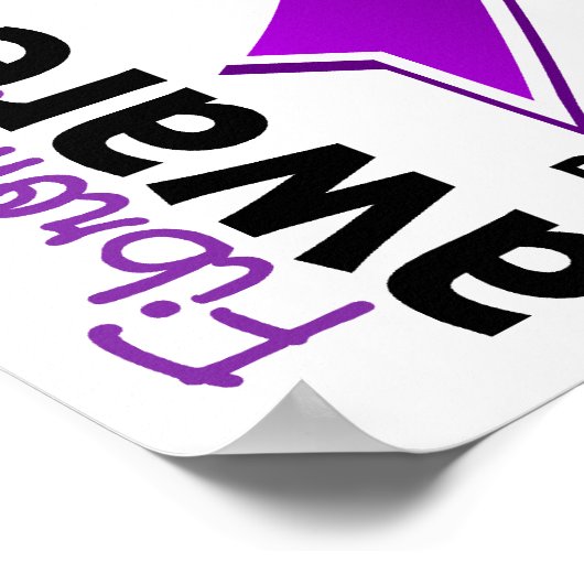 Poster Sensibilisation à la fibromyalgie 5 (Coin)