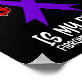 Poster Sensibilisation à la fibromyalgie Le combat de mon (Coin)