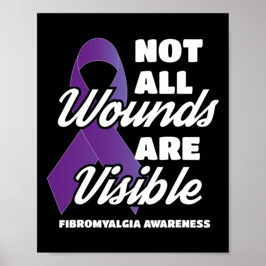 Poster Sensibilisation à la fibromyalgie Toutes les bless (Devant)