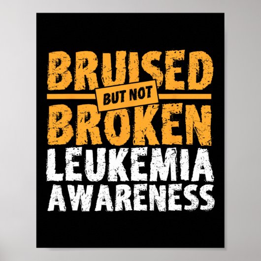 Poster Sensibilisation à la leucémie (Devant)