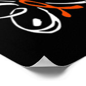 Poster Sensibilisation à la leucémie aml des papillons (Coin)