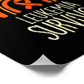 Poster Sensibilisation à la leucémie chez les survivants  (Coin)