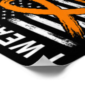 Poster Sensibilisation à la leucémie du ruban Bbaby Broth (Coin)