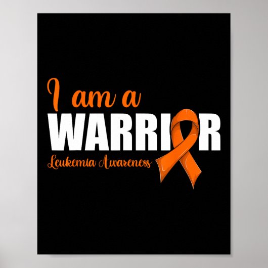 Poster Sensibilisation à la leucémie du ruban du cancer d (Devant)