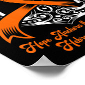 Poster Sensibilisation à la leucémie Espérance Ancres L'â (Coin)