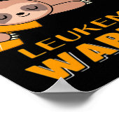 Poster Sensibilisation À La Leucémie Surtout Courir Sur U (Coin)