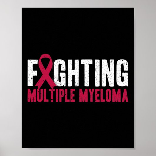 Poster Sensibilisation à la lutte contre le myélome multi (Devant)