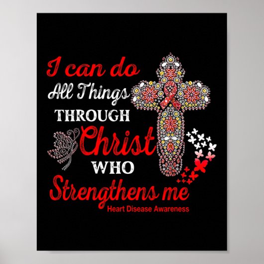 Poster Sensibilisation à la maladie Coeur Maladie Guerrie (Devant)