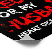 Poster Sensibilisation À La Maladie Je Porte Du Rouge Pou (Coin)