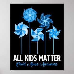 Poster Sensibilisation à la maltraitance des enfants Pinw