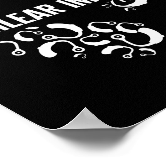 Poster Sensibilisation à la perte auditive Amour Cochléai (Coin)