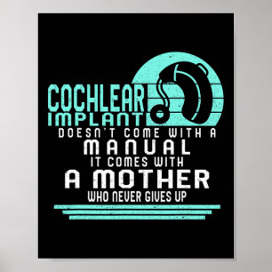 Poster Sensibilisation à la perte auditive Mère Cochléair