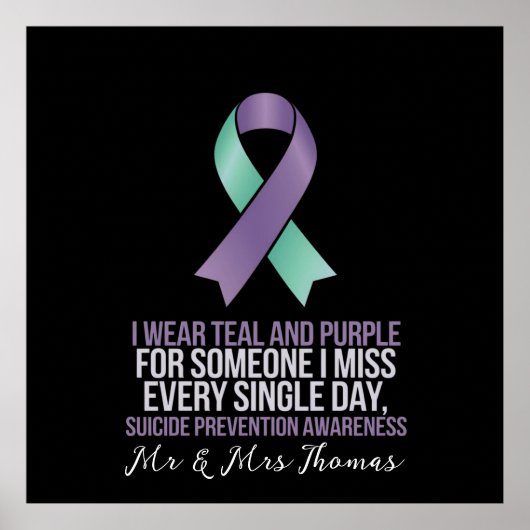 Poster Sensibilisation à la prévention du suicide (Devant)