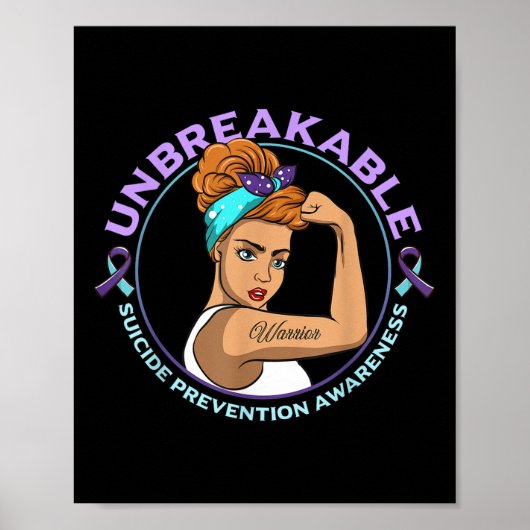Poster Sensibilisation à la prévention du suicide (Devant)