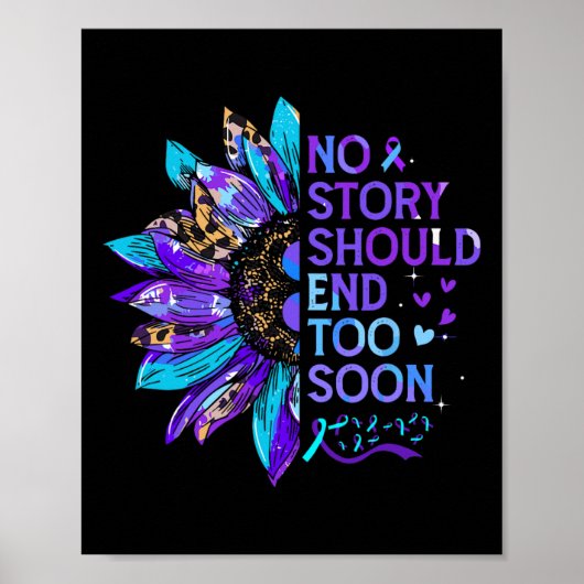 Poster Sensibilisation à la prévention du suicide Aucune (Devant)