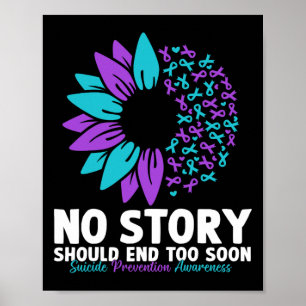 Poster Sensibilisation à la prévention du suicide Aucune