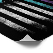 Poster Sensibilisation à la prévention du suicide Drapeau (Coin)