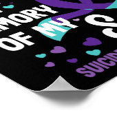 Poster Sensibilisation À La Prévention Du Suicide En Mémo (Coin)