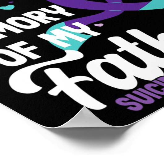 Poster Sensibilisation À La Prévention Du Suicide En Mémo (Coin)